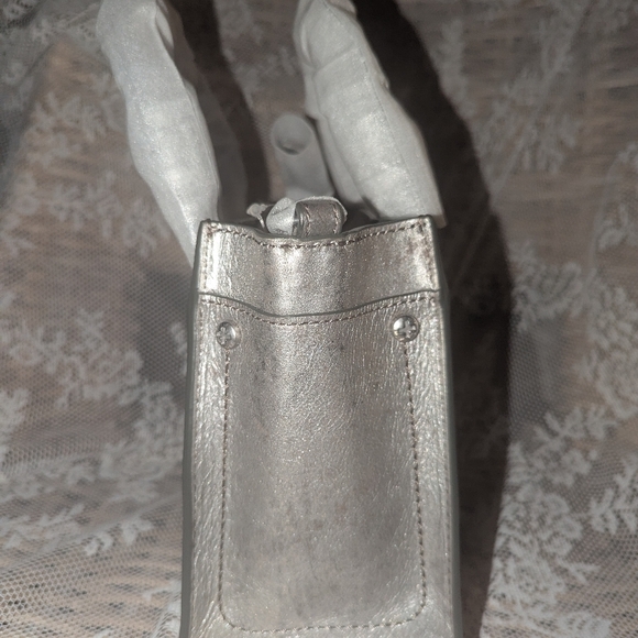 Frye Metallic Leather Mini Satchel Tote – Authentic - Picture 3 of 10